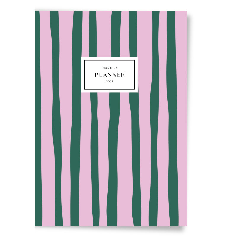 Pink Glitter Monthly Planners