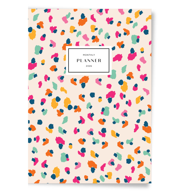 Pink Glitter Monthly Planners