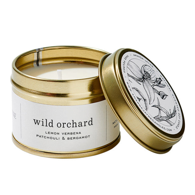 Amanda Jayne Wild Orchard - Gold Tin Candle
