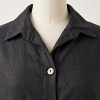 Black Linen Dress