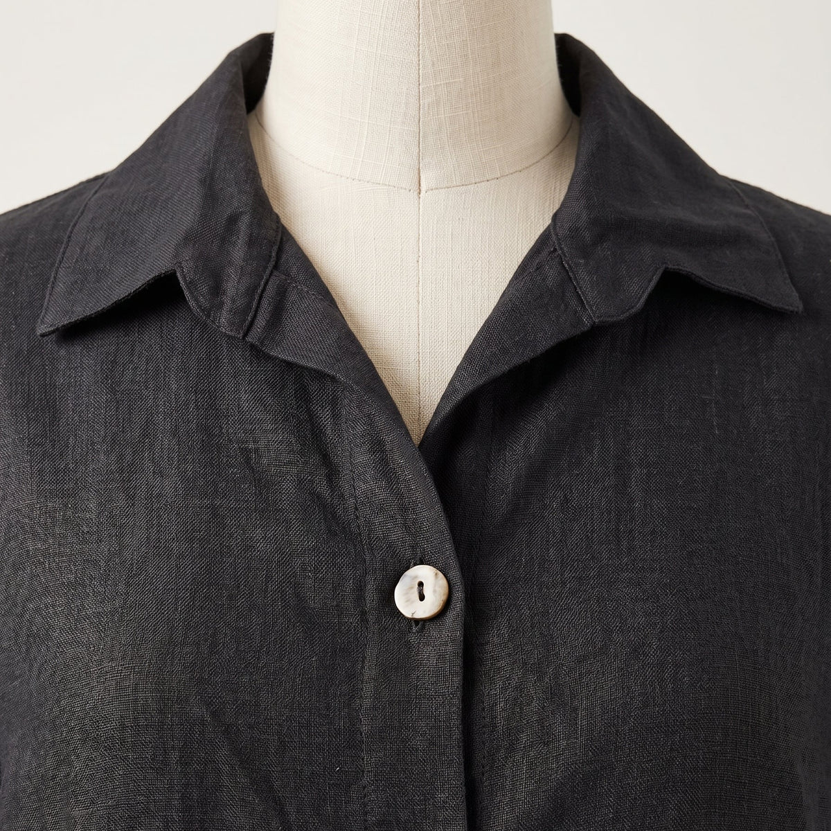 Black Linen Dress