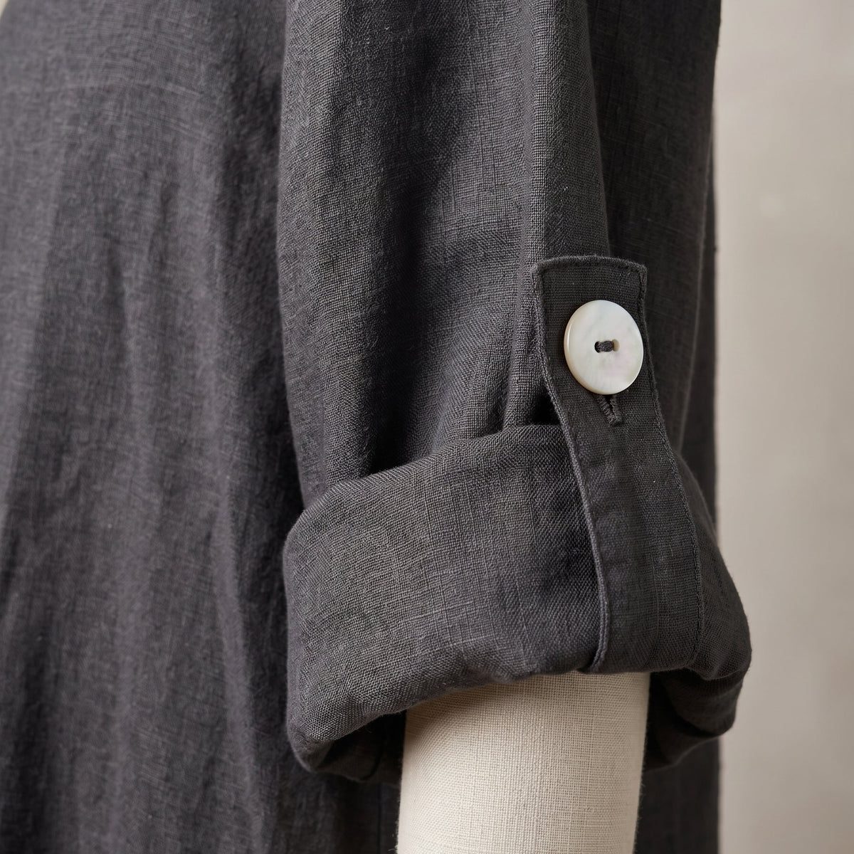 Black Linen Dress