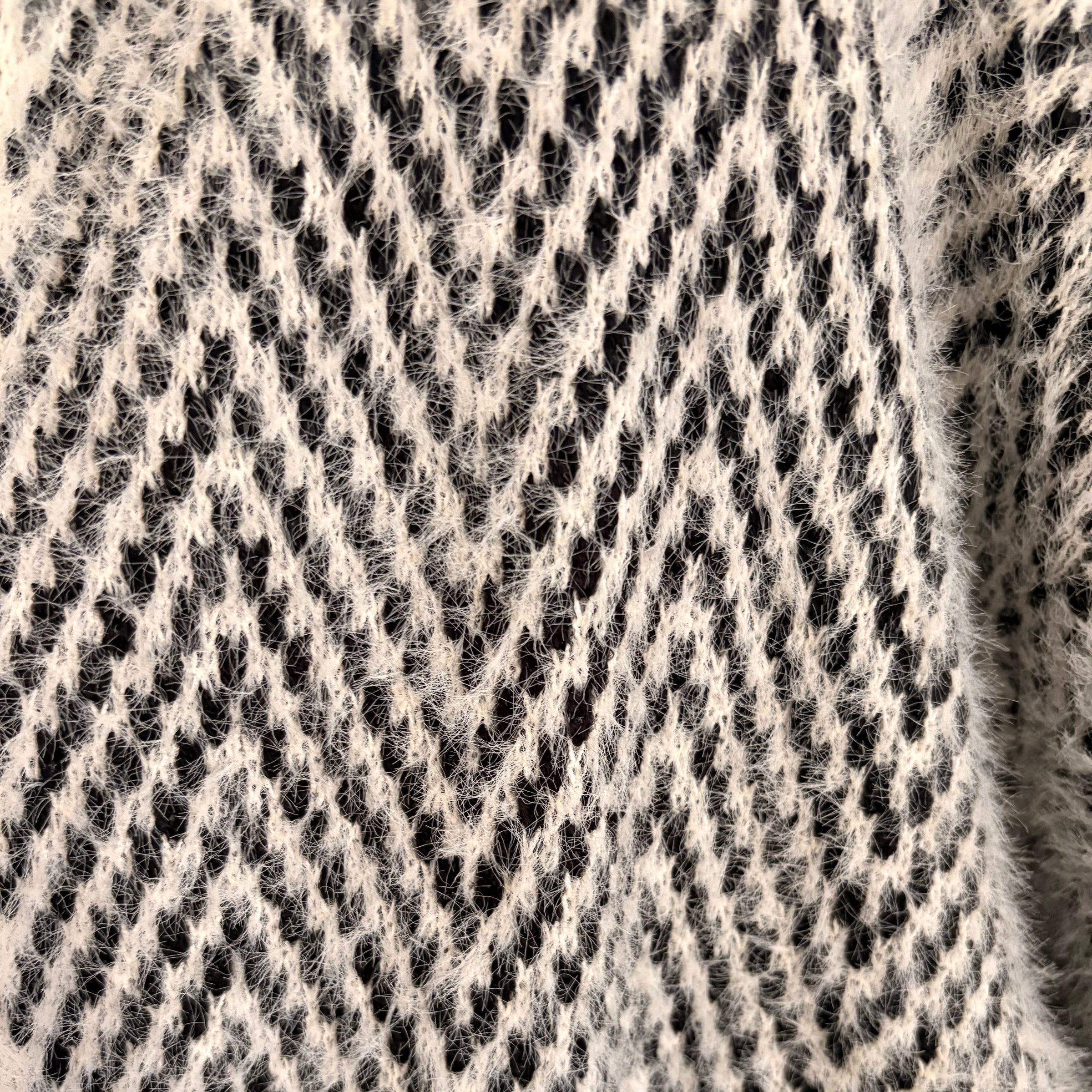 Textured Graphite Cardigan - One Size