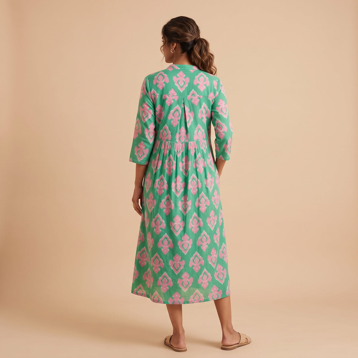 Frock 'n Roll Emerald & Blush Tunic Dress