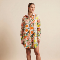 Floral Shirt Dress
