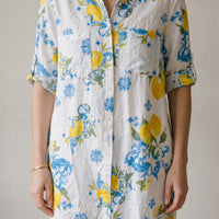 Positano Breeze Cotton Cover-Up Dress