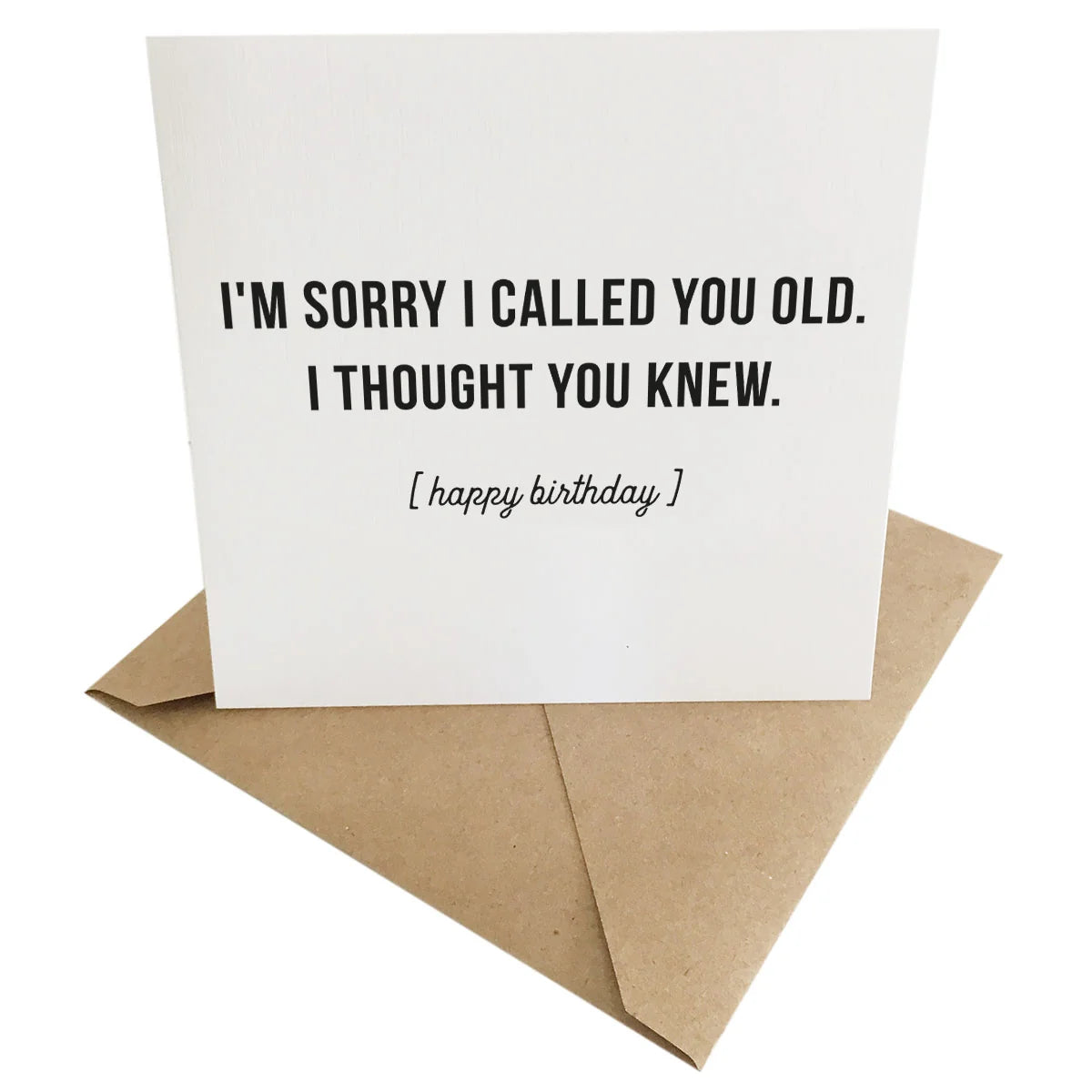 Old Birthday Card
