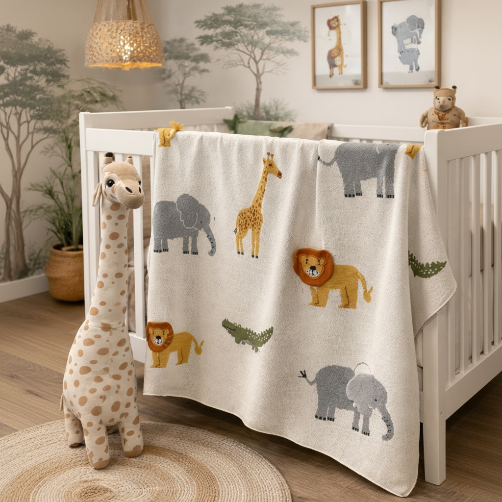 Cotton Safari Throw
