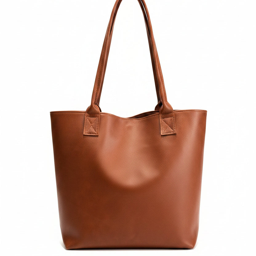 Tan Shopper Tote