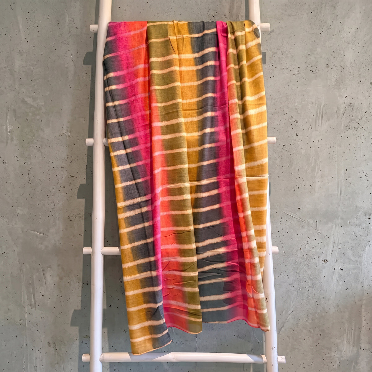 Vibrant Sunset Cotton Scarf