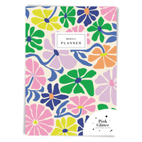 Pink Glitter Weekly Planners