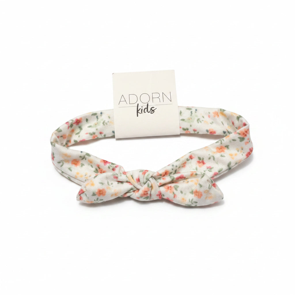 Meadow Blossom Top-Knot Headband