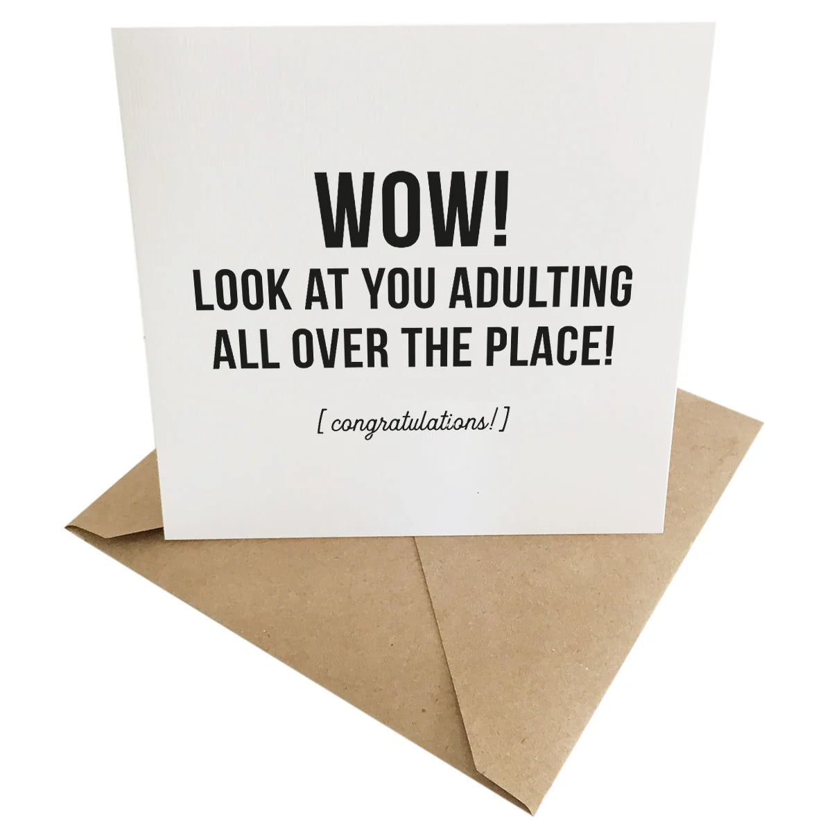 Adulting Birthday Card