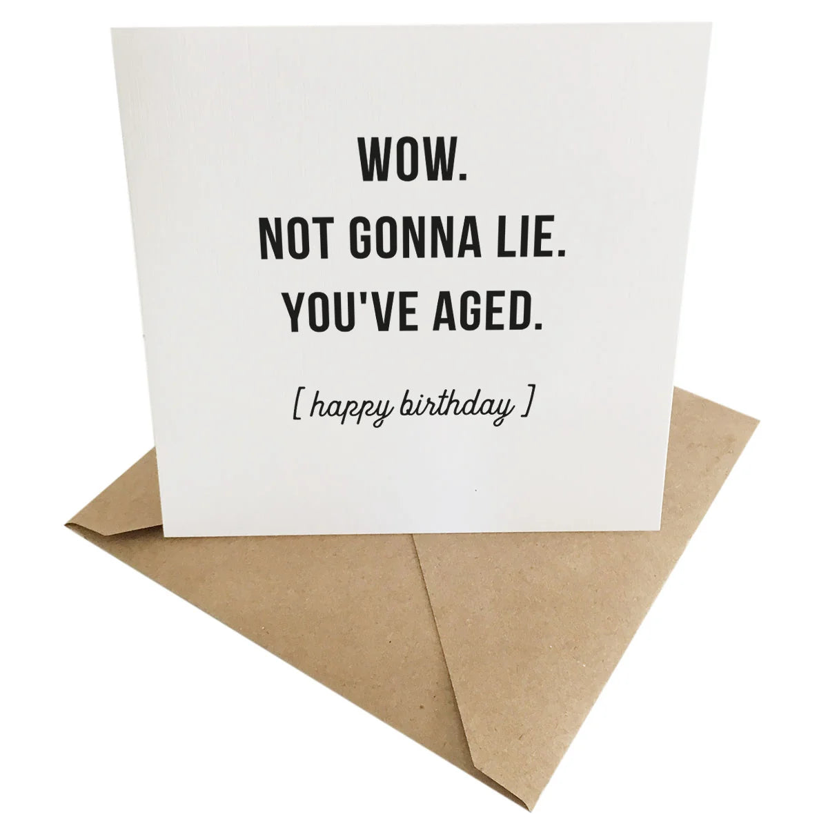 You've Aged Birthday Card