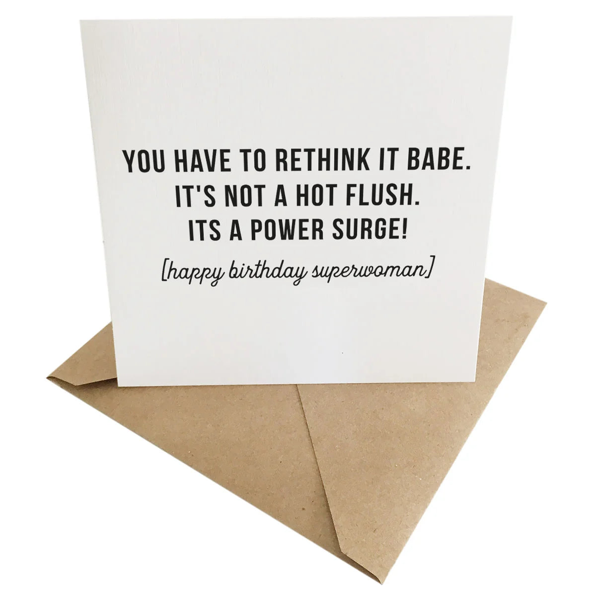 Power Surge Birthday Card